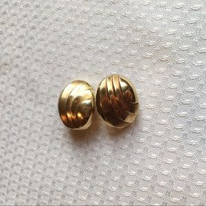 14K Gold Clip On Earrings